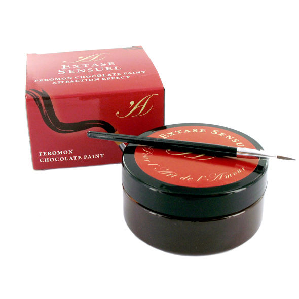EXTASE SENSUAL - CHOCOLATE BODY PAINT WITH ATTRACTION EFFECT 50 ML EXTASE SENSUAL  NOCTURNA DESIRES