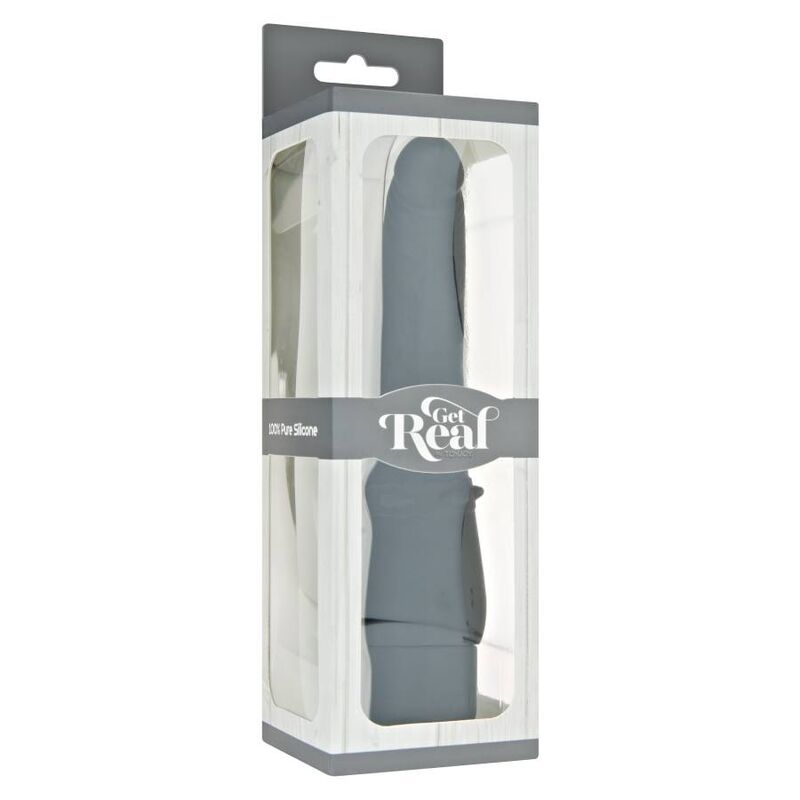 GET REAL - CLASSIC SMOOTH VIBRATOR BLACK - NOCTURNA DESIRES