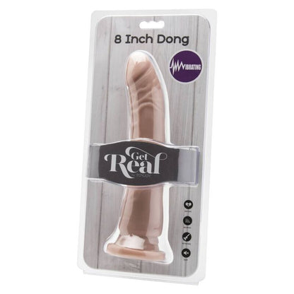 GET REAL - DONG 20,5 CM VIBRATING SKIN - NOCTURNA DESIRES