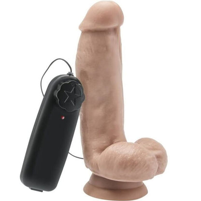 GET REAL - DILDO 12 CM WITH BALLS VIBRATOR SKIN - NOCTURNA DESIRES