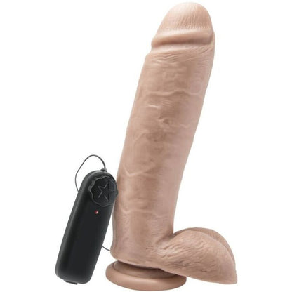 GET REAL - DILDO 25,5 CM WITH BALLS VIBRATOR SKIN - NOCTURNA DESIRES
