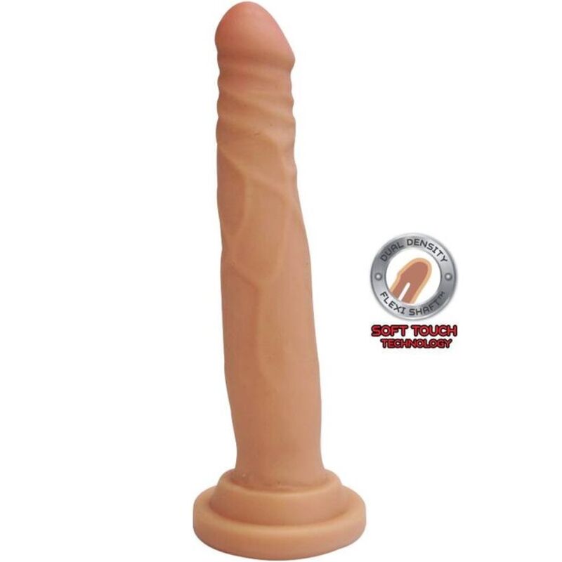 GET REAL - DUAL DENSITY DONG 19 CM SKIN - NOCTURNA DESIRES