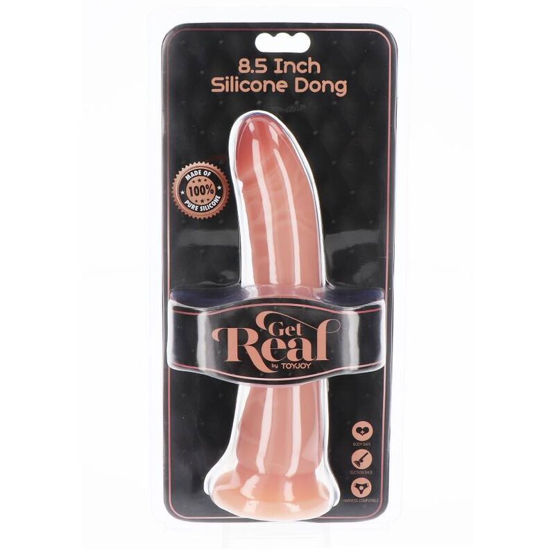 GET REAL - SILICONE DONG 21 CM SKIN - NOCTURNA DESIRES