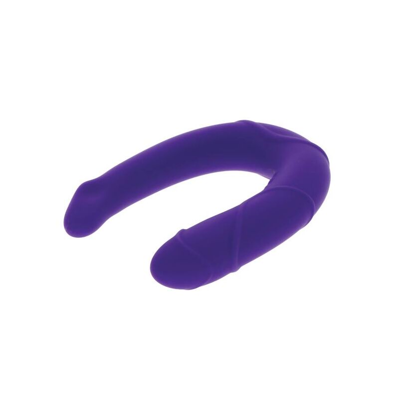 GET REAL - VOGUE MINI DOUBLE DONG PURPLE - NOCTURNA DESIRES