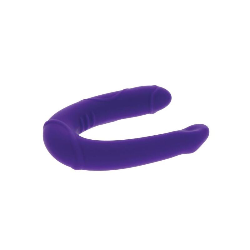 GET REAL - VOGUE MINI DOUBLE DONG PURPLE - NOCTURNA DESIRES
