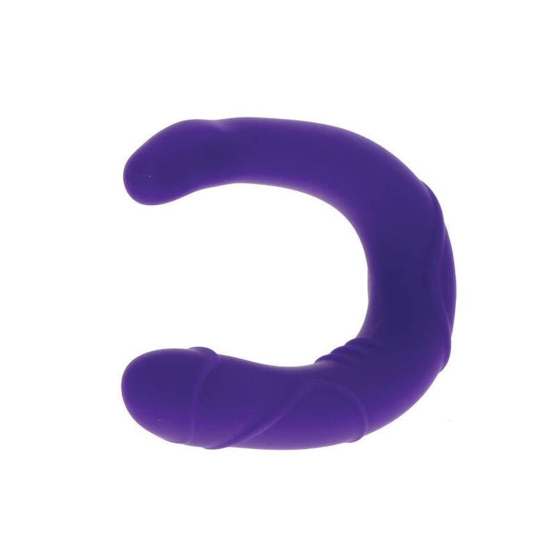 GET REAL - VOGUE MINI DOUBLE DONG PURPLE - NOCTURNA DESIRES