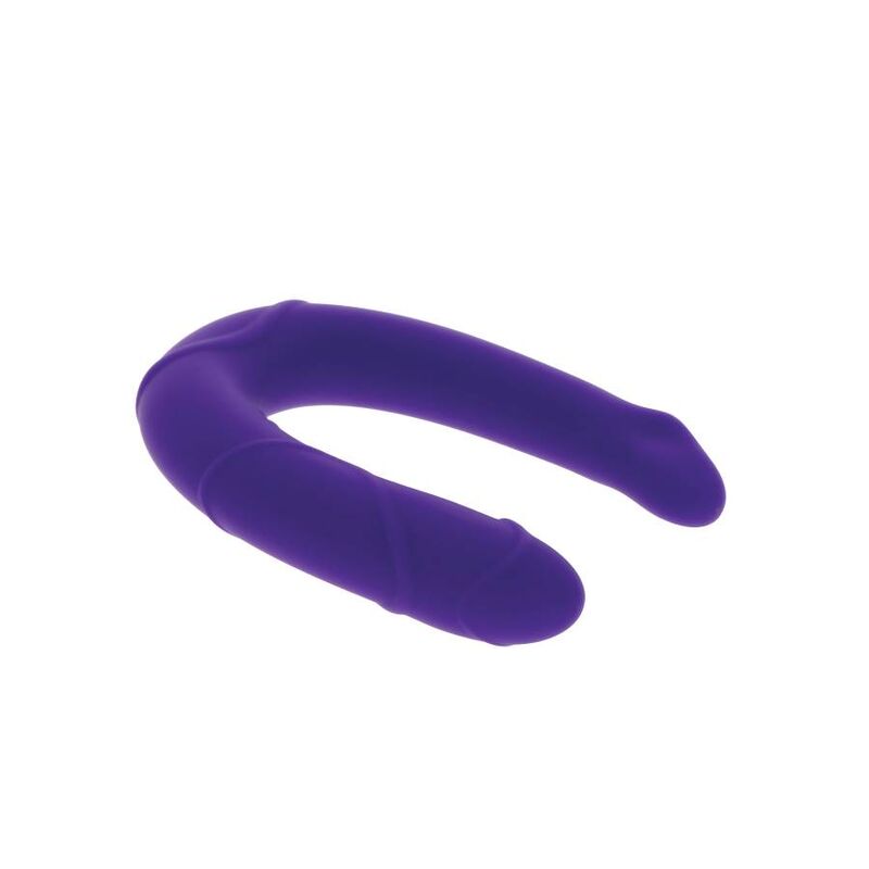 GET REAL - VOGUE MINI DOUBLE DONG PURPLE - NOCTURNA DESIRES