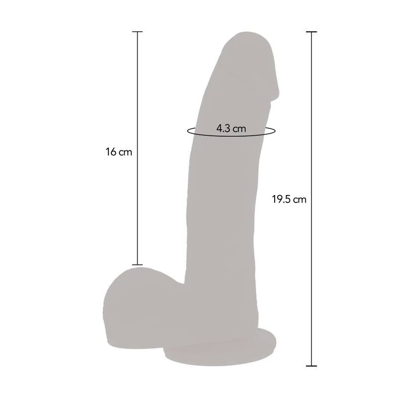 GET REAL - MAGNETIC PULSE TRUSTING DILDO SKIN - NOCTURNA DESIRES