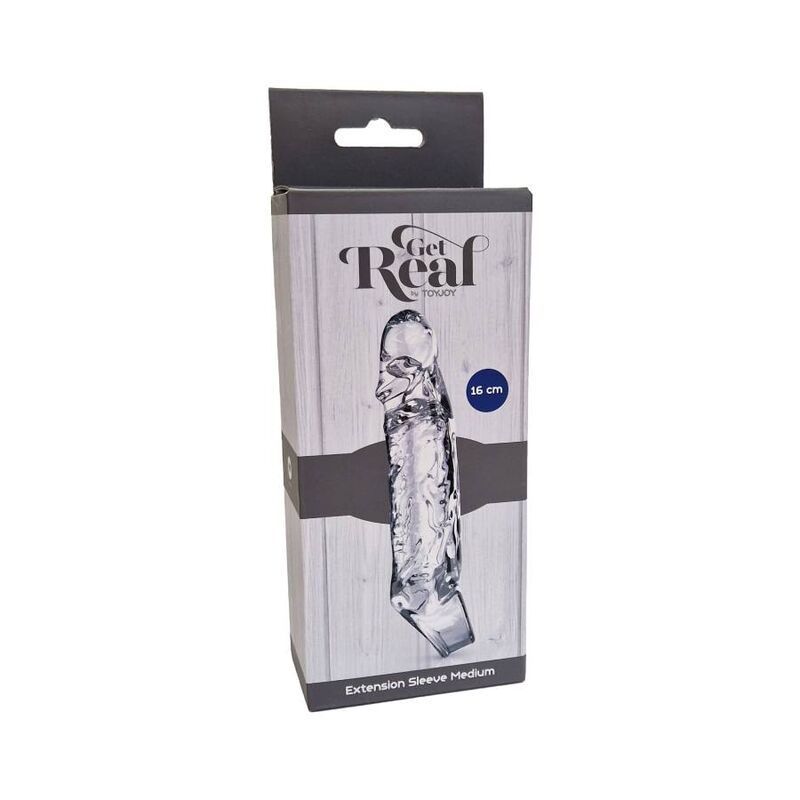 GET REAL - EXTENSION SLEEVE MEDIUM TRANSPARENT - NOCTURNA DESIRES
