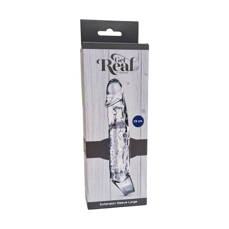 GET REAL - EXTENSION LONG 19 CM TRANSPARENT - NOCTURNA DESIRES
