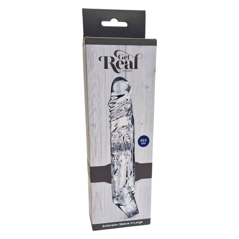 GET REAL - EXTENSION SLEEVE XLARGE TRANSPARENT - NOCTURNA DESIRES