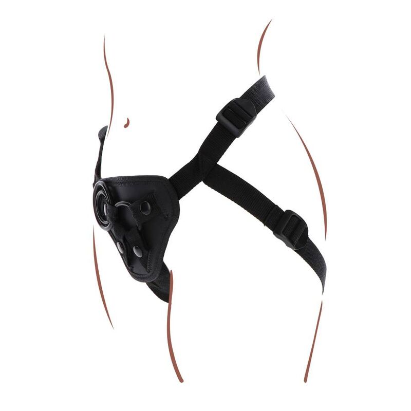 GET REAL - STRAP-ON HARNESS BLACK - NOCTURNA DESIRES