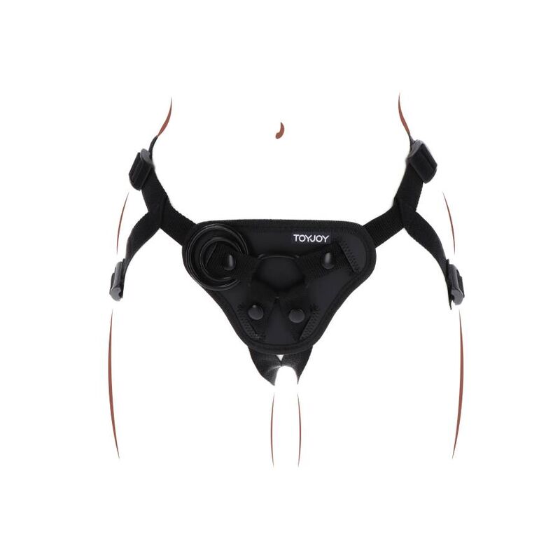 GET REAL - STRAP-ON HARNESS BLACK - NOCTURNA DESIRES