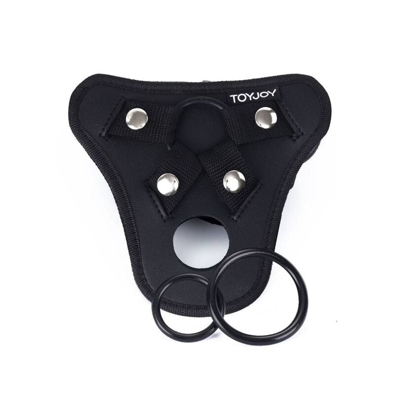 GET REAL - STRAP-ON PLEASURE HARNESS BLACK - NOCTURNA DESIRES