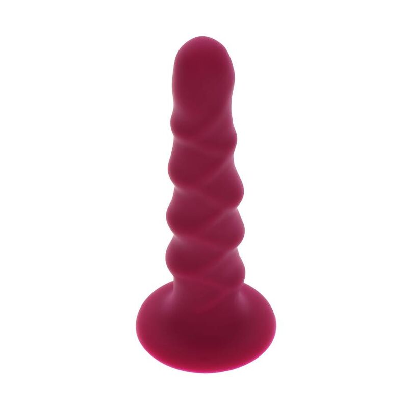 GET REAL - RIBBED DONG 12 CM RED - NOCTURNA DESIRES