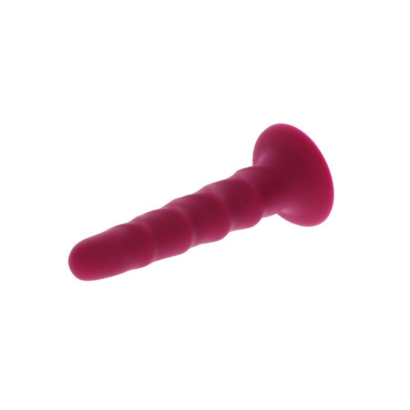 GET REAL - RIBBED DONG 12 CM RED - NOCTURNA DESIRES