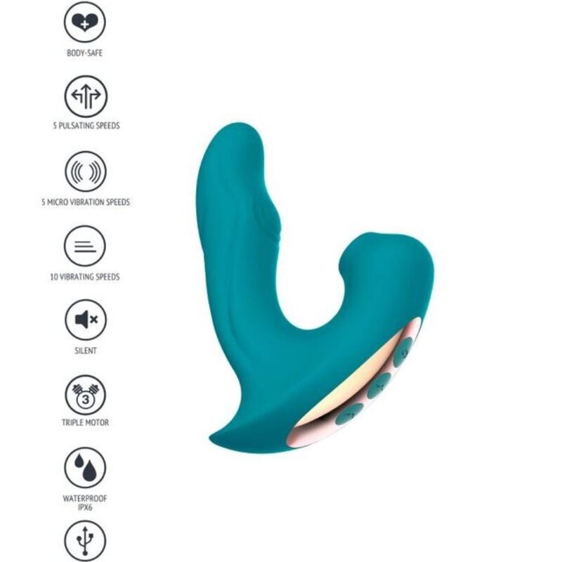 XOCOON - ETERNAL LOVE VIBE STIMULATOR GREEN - NOCTURNA DESIRES