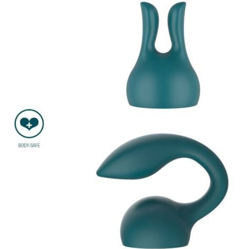 XOCOON - ATTACHMENTS PERSONAL MASSAGER GREEN - NOCTURNA DESIRES