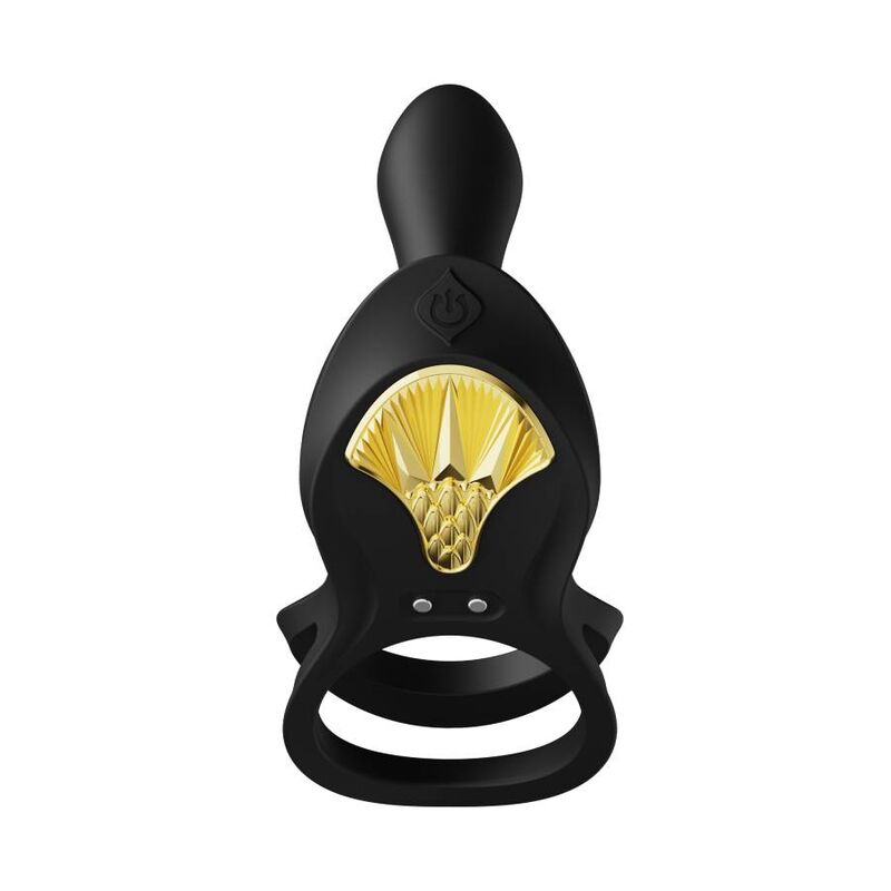 ZALO - BAYEK VIBRATING COUPLES RING BLACK - NOCTURNA DESIRES