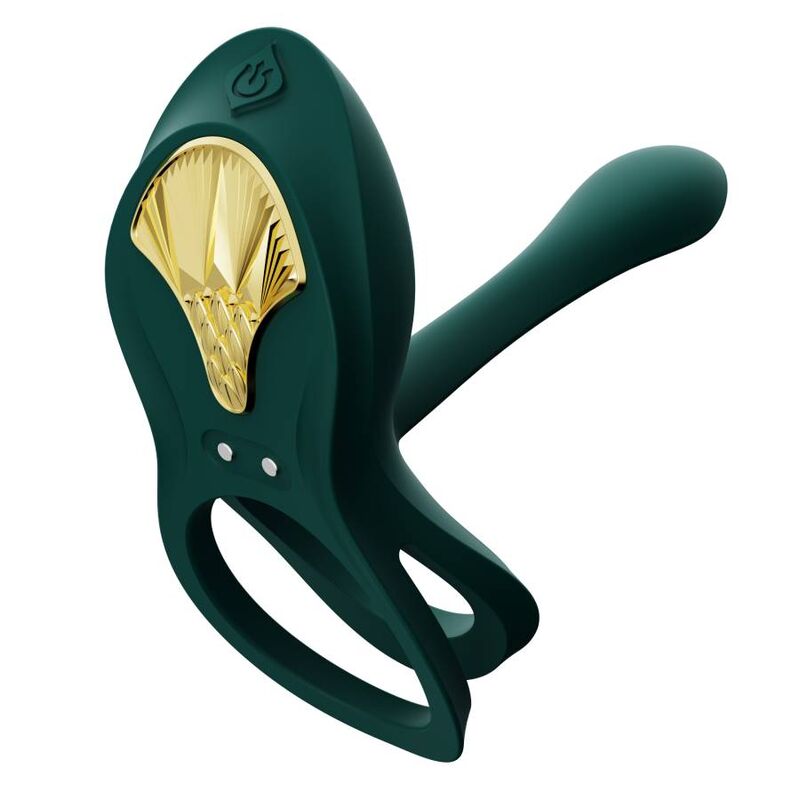 ZALO - BAYEK VIBRATING COUPLES RING GREEN - NOCTURNA DESIRES