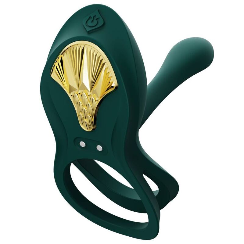 ZALO - BAYEK VIBRATING COUPLES RING GREEN - NOCTURNA DESIRES