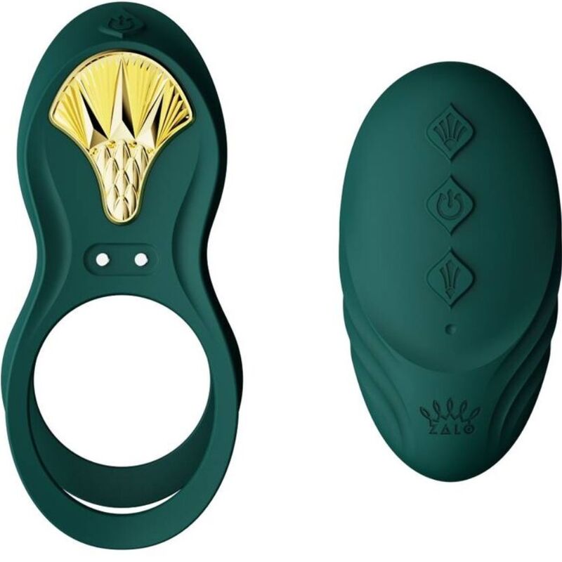 ZALO - BAYEK VIBRATING COUPLES RING GREEN - NOCTURNA DESIRES