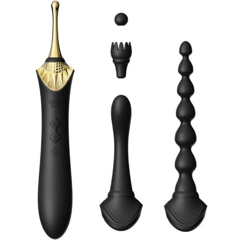 ZALO - BESS 2 CLITORAL MASSAGER BLACK - NOCTURNA DESIRES