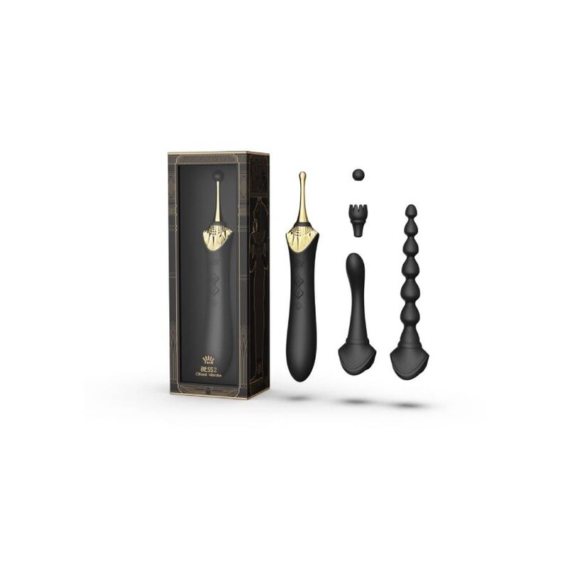 ZALO - BESS 2 CLITORAL MASSAGER BLACK - NOCTURNA DESIRES