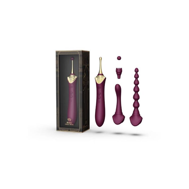 ZALO - BESS 2 CLITORAL MASSAGER PURPLE - NOCTURNA DESIRES