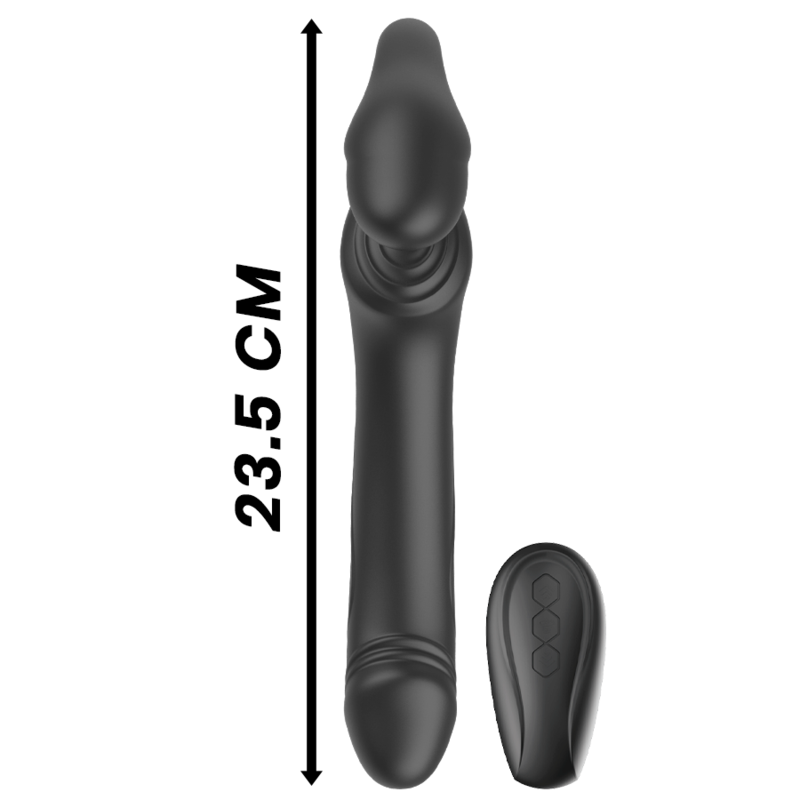 IBIZA - STRAPLESS VIBRATOR WITH REMOTE CONTROL PUSH BUTTON - NOCTURNA DESIRES