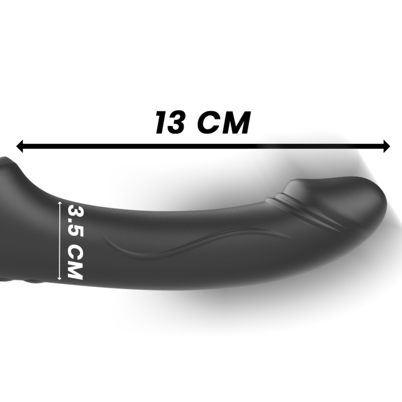 IBIZA - STRAPLESS VIBRATOR WITH REMOTE CONTROL PUSH BUTTON - NOCTURNA DESIRES
