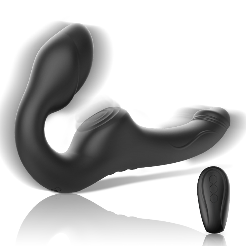 IBIZA - STRAPLESS VIBRATOR WITH REMOTE CONTROL PUSH BUTTON - NOCTURNA DESIRES