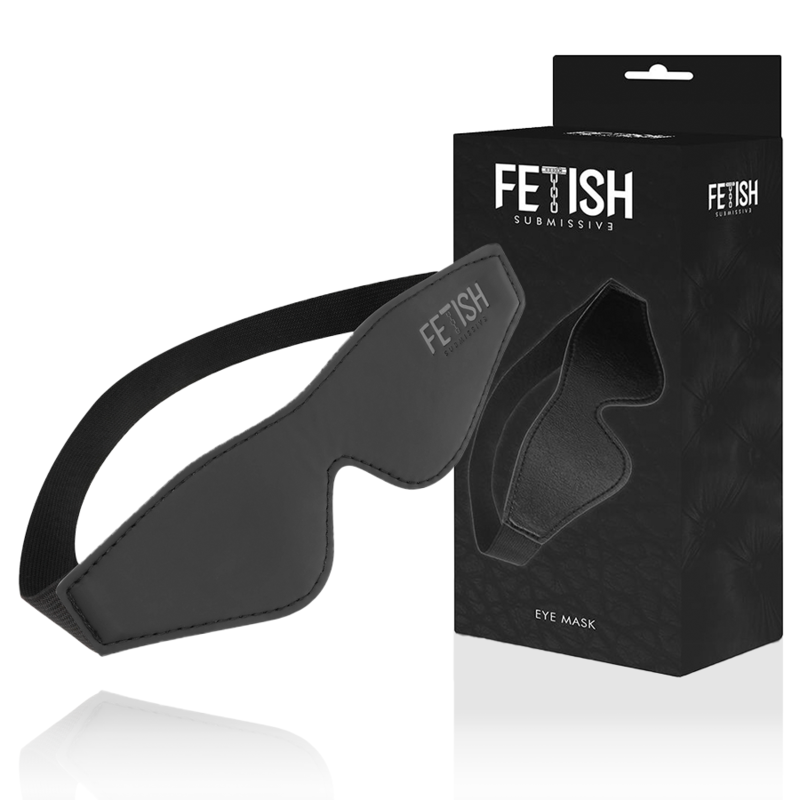 FETISH SUBMISSIVE - VEGAN LEATHER MASK WITH NOPRENE LINING FETISH SUBMISSIVE BONDAGE  NOCTURNA DESIRES