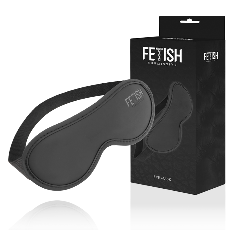 FETISH SUBMISSIVE - VEGAN LEATHER MASK II WITH NOPRENE LINING FETISH SUBMISSIVE BONDAGE  NOCTURNA DESIRES