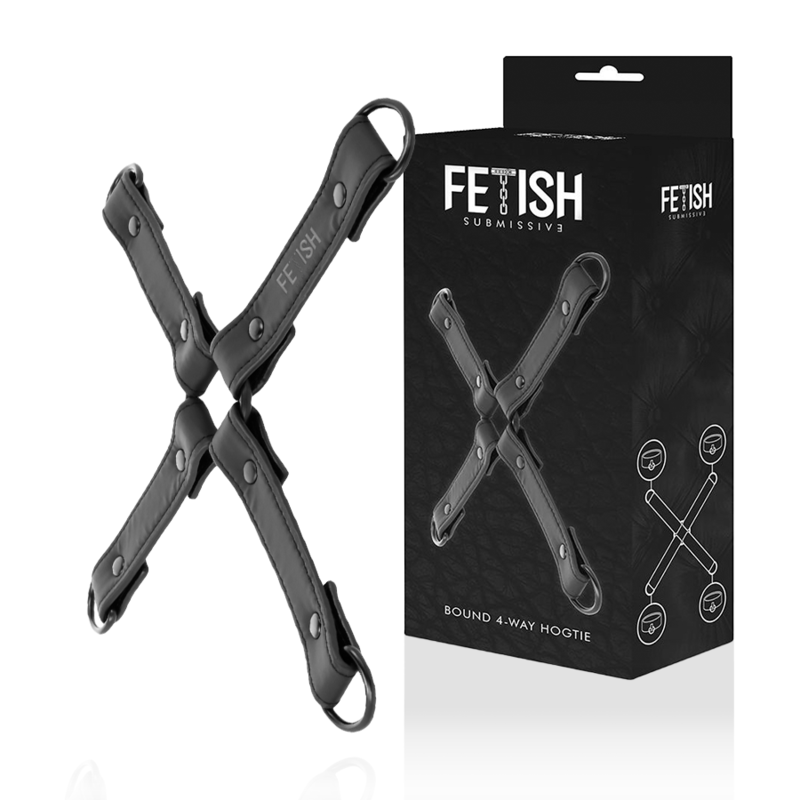 FETISH SUBMISSIVE - VEGAN LEATHER HANDCUFF UNION FETISH SUBMISSIVE BONDAGE  NOCTURNA DESIRES