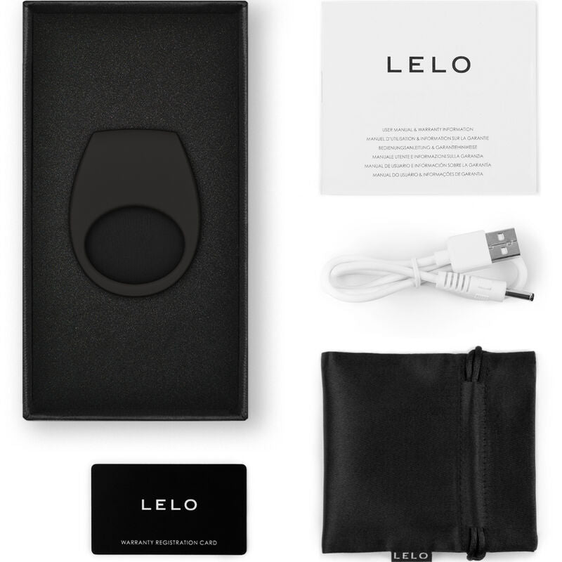 LELO - TOR 3 BLACK VIBRATOR RING - NOCTURNA DESIRES
