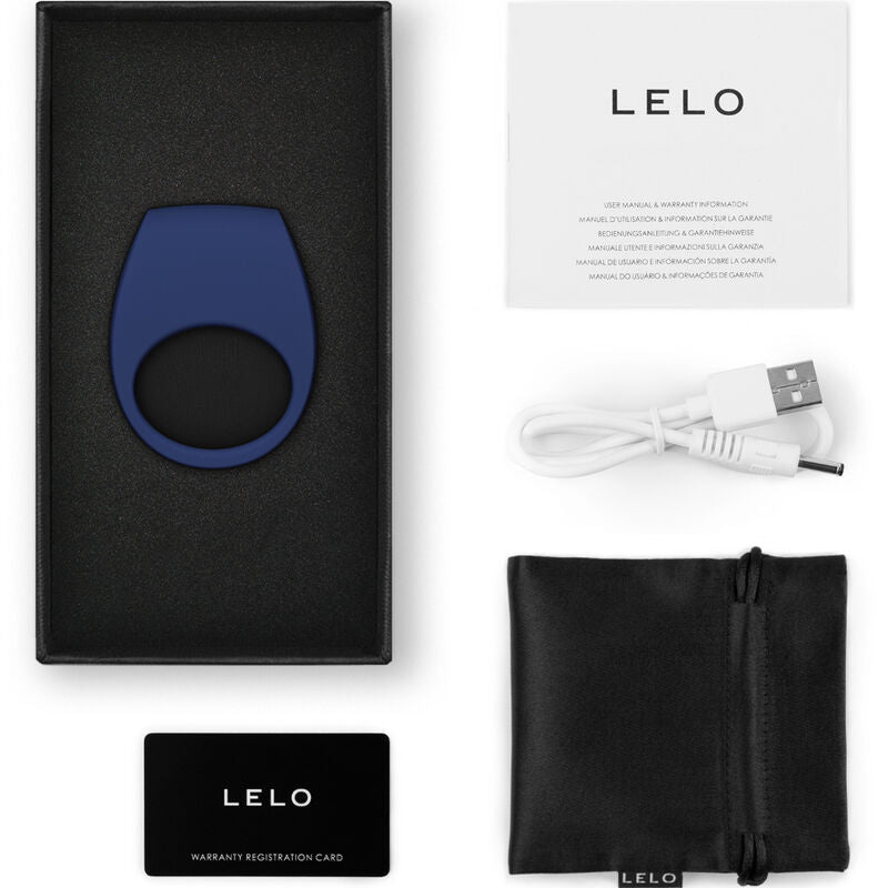LELO - TOR 3 BLUE VIBRATOR RING - NOCTURNA DESIRES