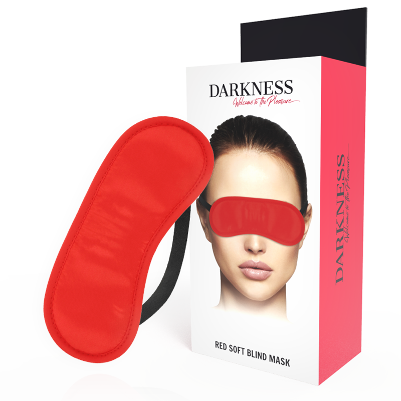 DARKNESS - STRAIGHT RED MASK - NOCTURNA DESIRES