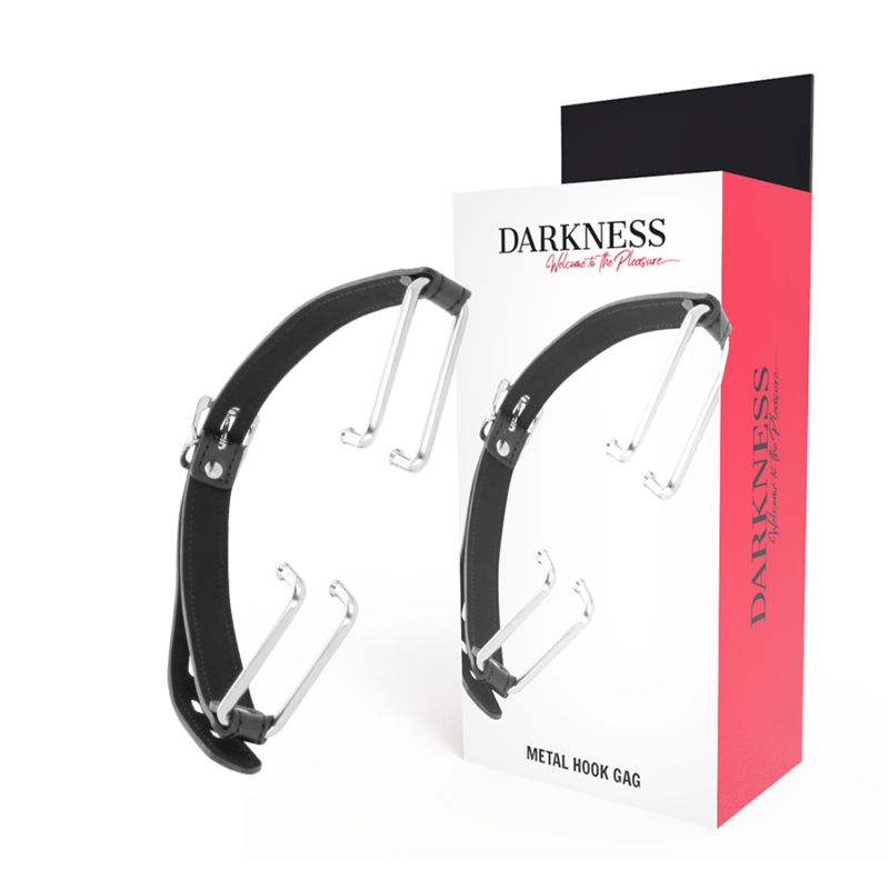 DARKNESS - GAG WITH BLACK HOOK - NOCTURNA DESIRES