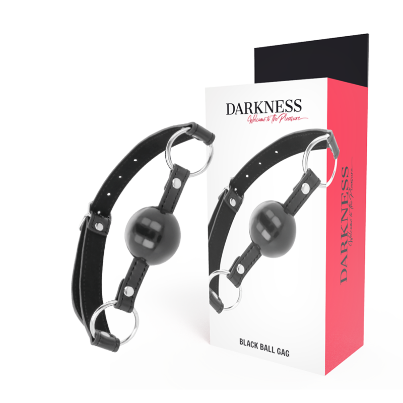 DARKNESS - BLACK BALL GAG - NOCTURNA DESIRES