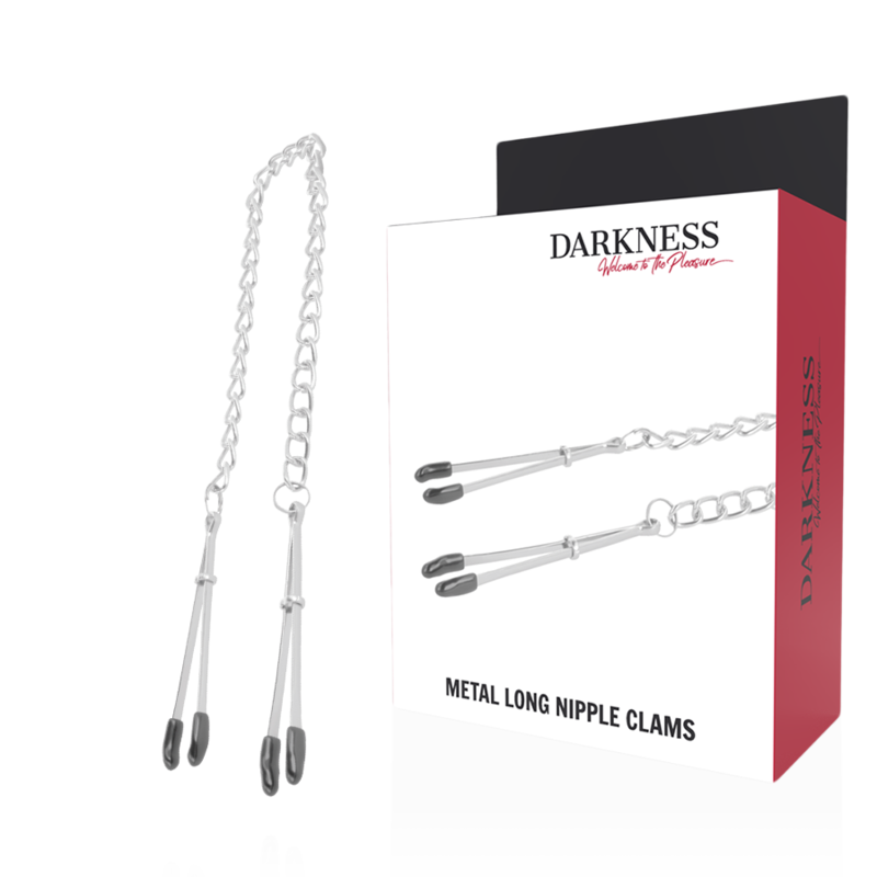 DARKNESS - ADJUSTABLE METAL NIPPLE Clamps - NOCTURNA DESIRES