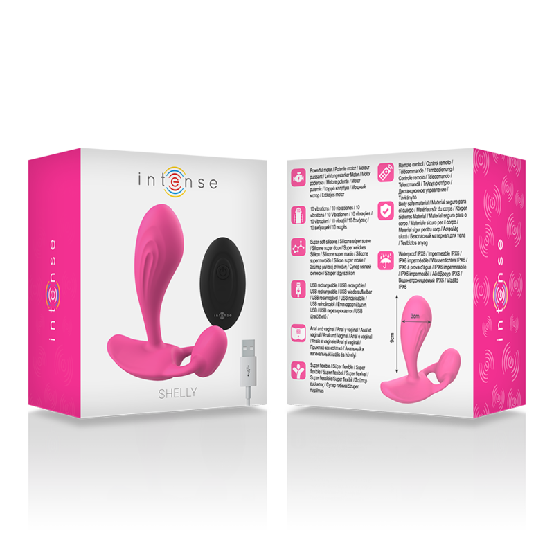 INTENSE - SHELLY PLUG ANAL REMOTE CONTROL PINK - NOCTURNA DESIRES