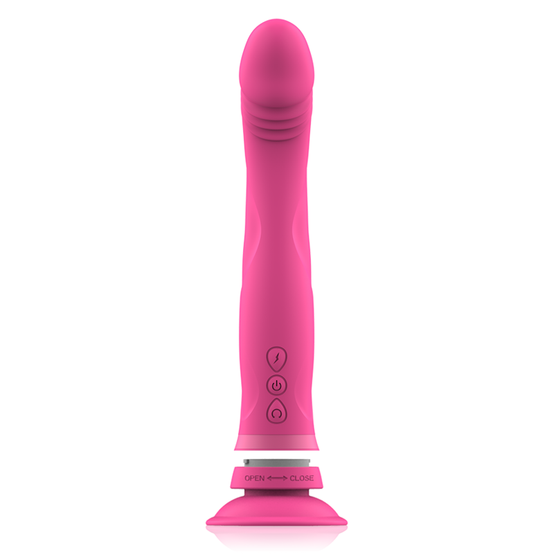 INTENSE - MICHELANGELO PINK SILICONE VIBRATOR DILDO - NOCTURNA DESIRES