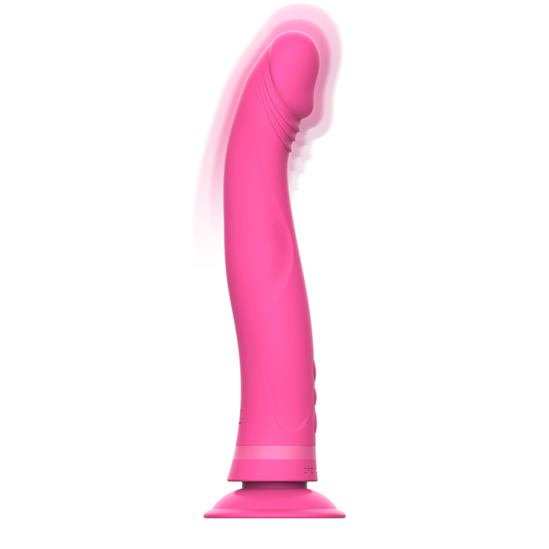 INTENSE - MICHELANGELO PINK SILICONE VIBRATOR DILDO - NOCTURNA DESIRES