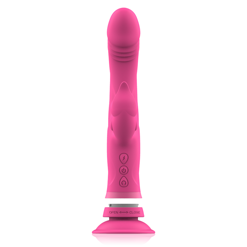 INTENSE - JULIO RABBIT VIBRATOR PINK SILICONE - NOCTURNA DESIRES
