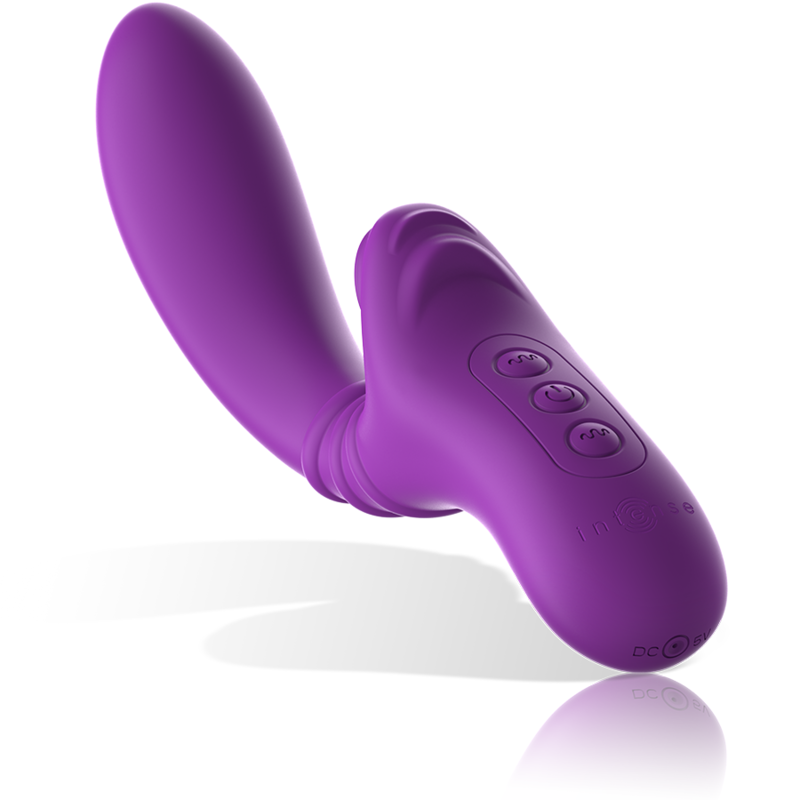 INTENSE - HARRY FLEXIBLE VIBRATOR WITH PURPLE TONGUE - NOCTURNA DESIRES