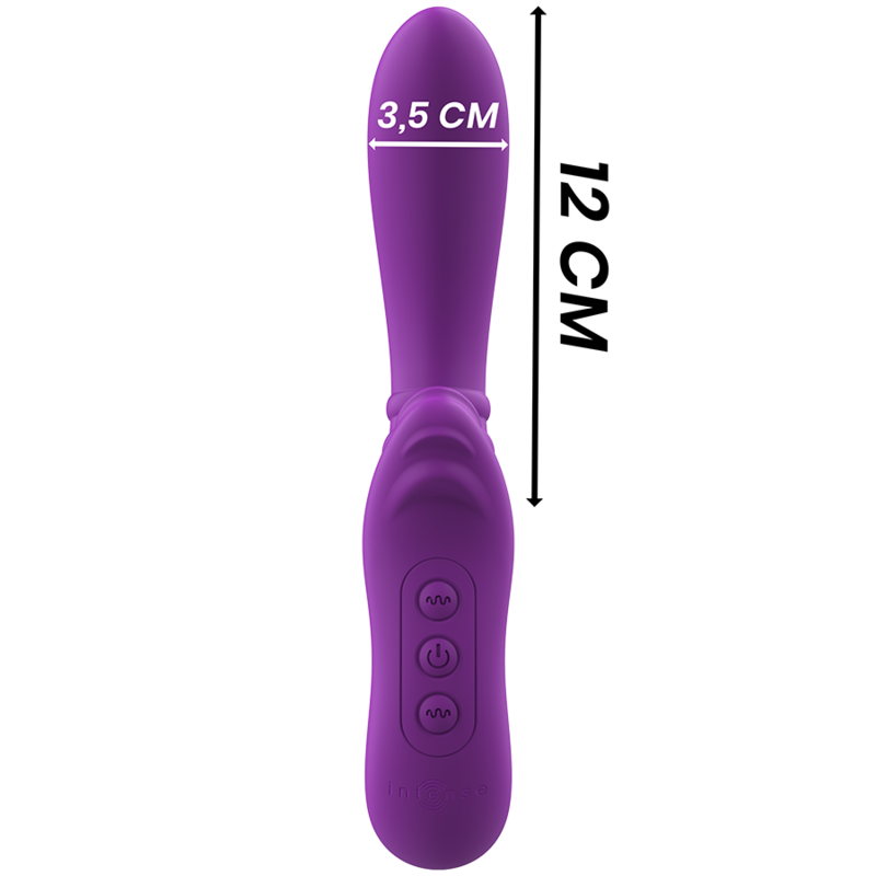 INTENSE - HARRY FLEXIBLE VIBRATOR WITH PURPLE TONGUE - NOCTURNA DESIRES