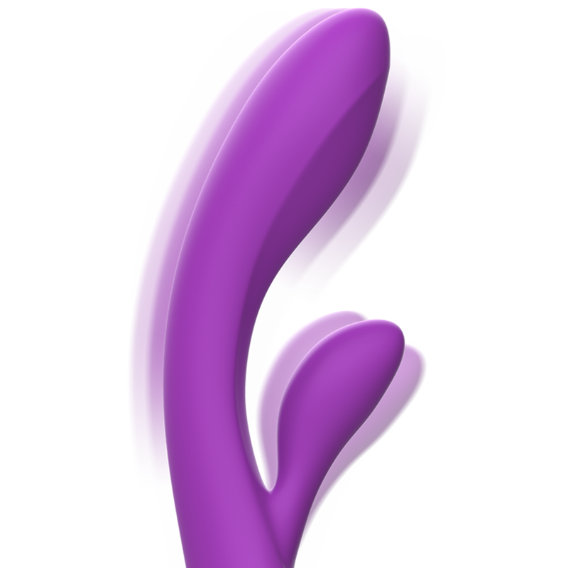 INTENSE - LUIGI RABBIT VIBRATOR LIQUID SILICONE PURPLE - NOCTURNA DESIRES