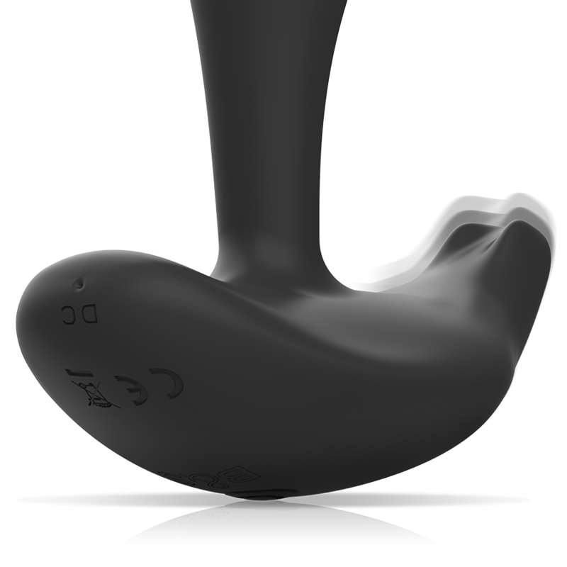 BLACK&SILVER - DWAYNE ANAL PLUG SILICONE REMOTE CONTROL - NOCTURNA DESIRES
