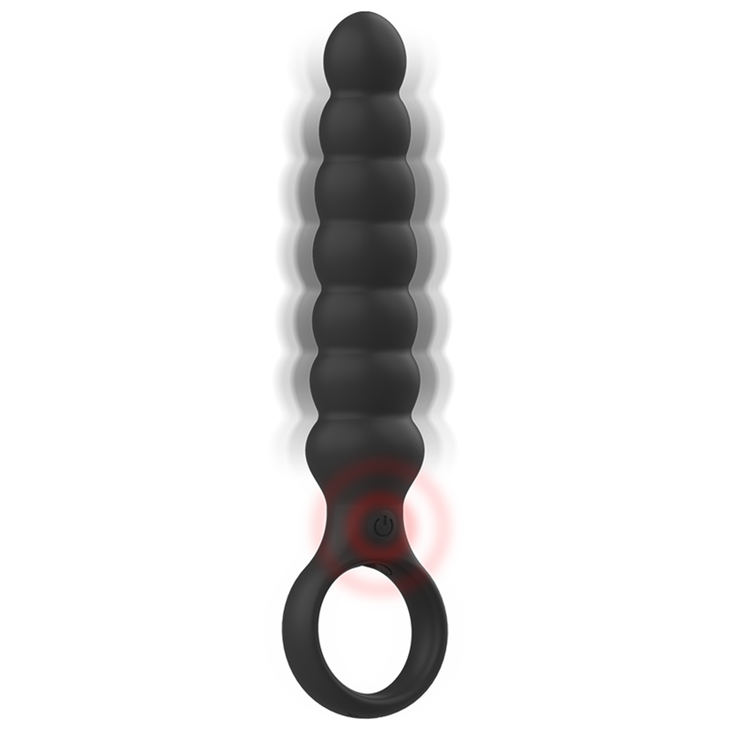 BLACK&SILVER - BOB POWERFUL SILICONE ANAL DILATOR - NOCTURNA DESIRES